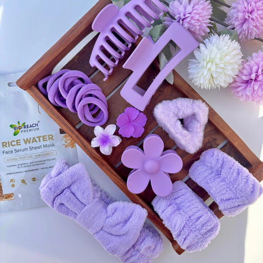 💜 Lavender Luxe Self-Care & Hair Essentials Gift Hamper 💜