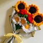 Jumbo Sunflower Rose Daisy Bouquet + Personalized Note + Free Gift