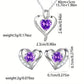 Heart Shaped Rose Jewelry Set